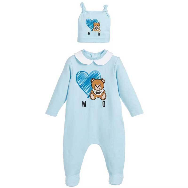 Cotton Baby Romper Long Sleeve Suit Print