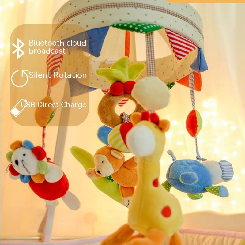 Electric Rotating Crib Music Bed Bell