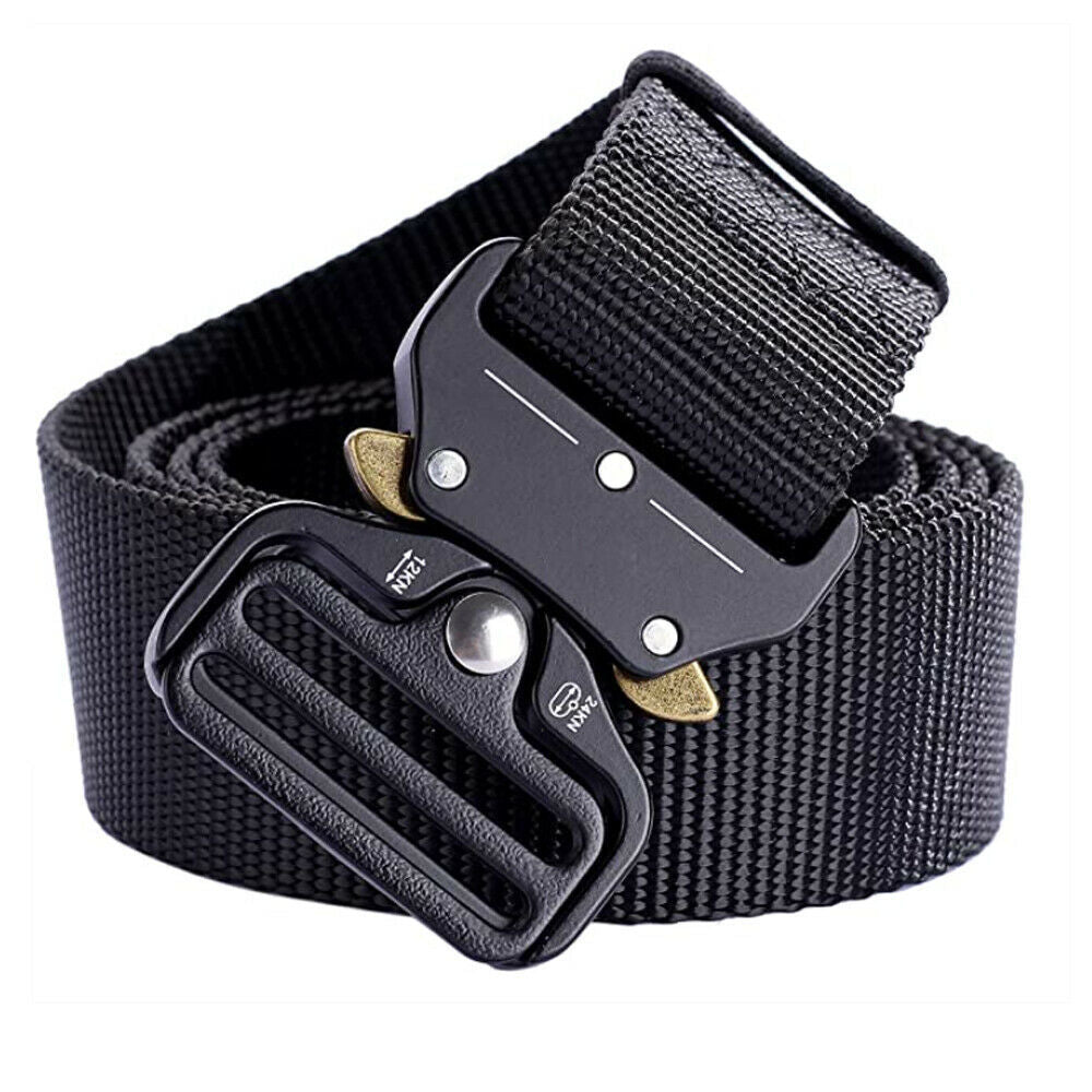 Military Tactical Belt Heavy Duty Security Guard Working Utility Nylon Waistband