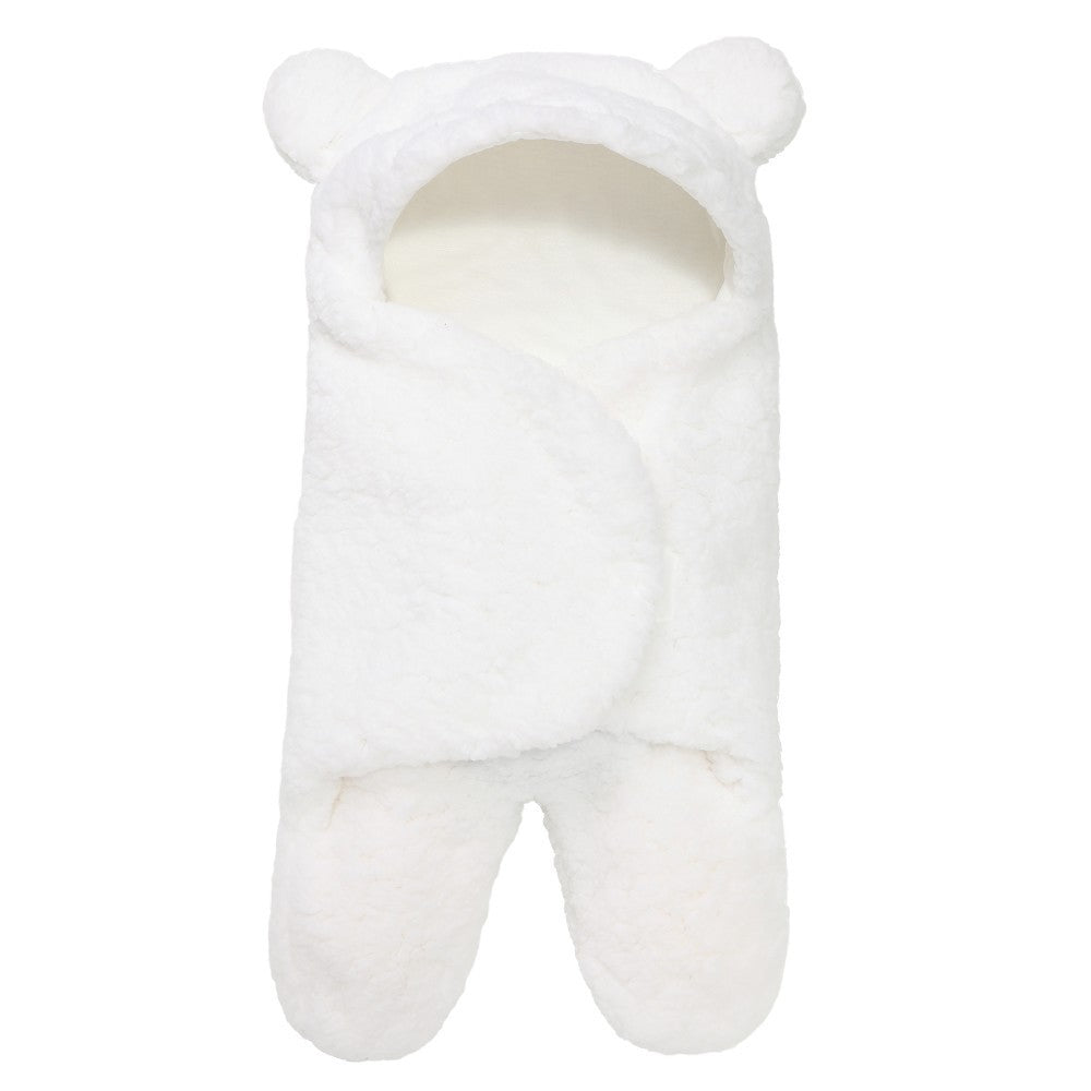 Lamb Plush Sleeping Bag Newborn Baby Swaddling Quilt