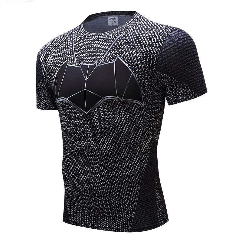 Men's running exercise camouflage fitness clothing