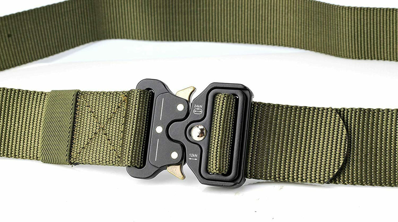 Military Tactical Belt Heavy Duty Security Working Utility Nylon Army Waistband