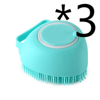 Thumbnail for Silicone Dog Bath Massage Gloves Brush Pet Cat Bathroom Cleaning Tool Comb Brush For Dog Can Pour Shampoo Dog Grooming Supplies