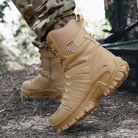 Thumbnail for Waterproof outdoor tactical military boots