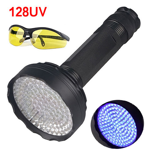 Violet fluorescent agent detection flashlight