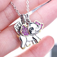 Thumbnail for Women Necklace Blue Cute Elephant Necklace Fashion Cartoon Animal Necklaces For Kids Necklaces Jewelry Gifts