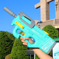 Thumbnail for New P90 Electric Water Gun High-Tech Kids Toys Outdoor Beach Pool Large Capacity Summer Gel Blasting Water Gun For Adults
