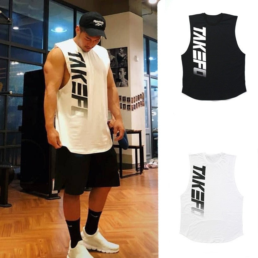 Men's Fashion Casual Loose Base Training Sleeveless Sports Vest