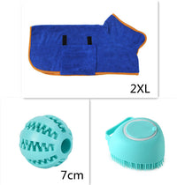 Thumbnail for Silicone Dog Bath Massage Gloves Brush Pet Cat Bathroom Cleaning Tool Comb Brush For Dog Can Pour Shampoo Dog Grooming Supplies