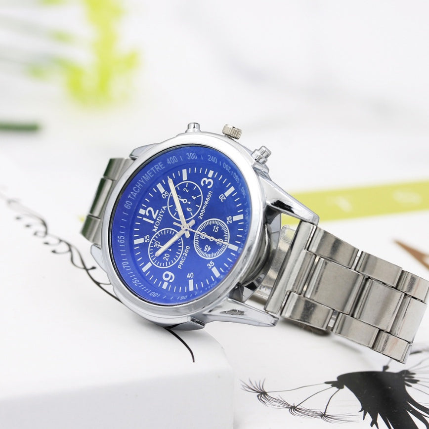 Blu-ray Gift Steel Band Watch