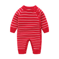 Thumbnail for Fashion Newborn Baby Fleece-lined Jumpsuit