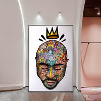 Thumbnail for Graffiti Art Portrait Abstract Rapper Wall Art Poster