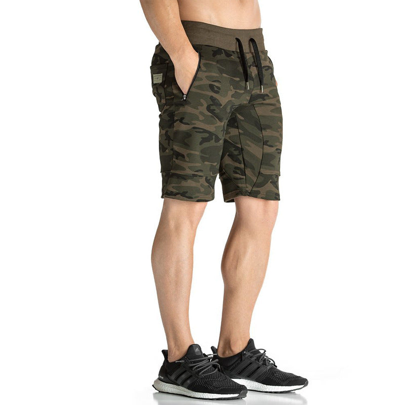 Muscle fitness breathable camouflage for men outdoors training