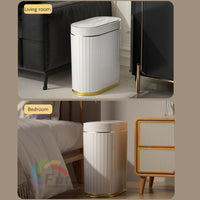 Thumbnail for Smart Trash Can With Lid For Bedroom And Living Room Kitchen Storage Box Trash Can Induction Small Car Box Automatic Smart Dustbin Smart Trash Bin