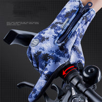 Thumbnail for Winter Gloves Touch Screen Riding Motorcycle Sliding Waterproof Sports Gloves With Fleece