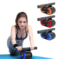 Thumbnail for Double Wheel Abdominal Exerciser Women Men Automatic Rebound Ab Wheel Roller Waist Trainer Gym Sports Home Exercise Devices