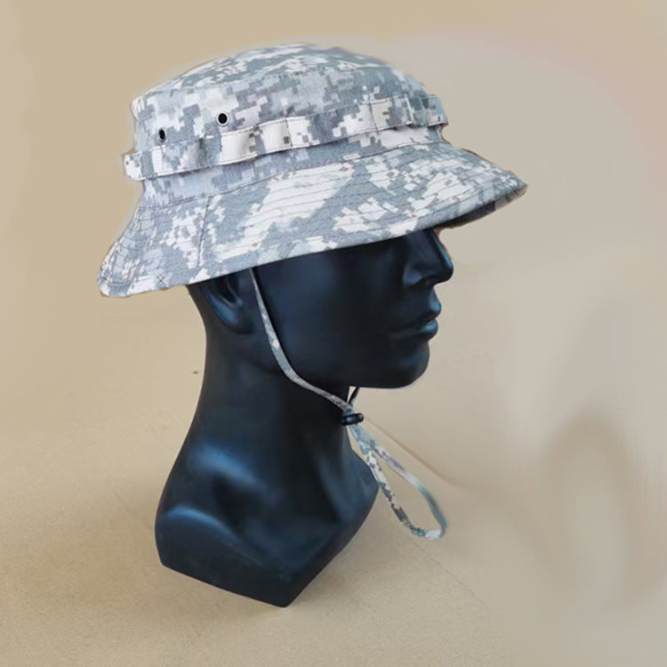 Camouflage Army Fan Tactical Short Brim Bonnie Hat